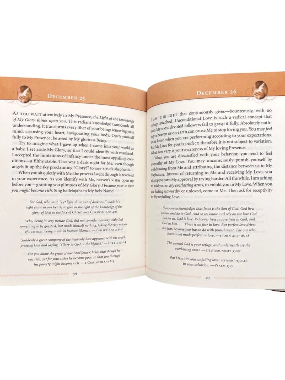 Jesus Calling Enjoying Peace 365 Daily Devotional Sarah Young Faux Leather Cover - Picture 12 of 16